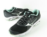 Mizuno Womens Wave Inspire 14 Athletic Running Shoes Black Mint Green Si... - $26.99