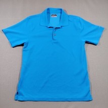 Grand Slam Men’s Size L Blue Short Sleeve Athletic Polyester Golf Polo S... - £6.95 GBP