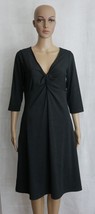 Eddie Bauer Gray Soft Jersey Aster Tie the Knot Dress Womens Size Small - £23.83 GBP