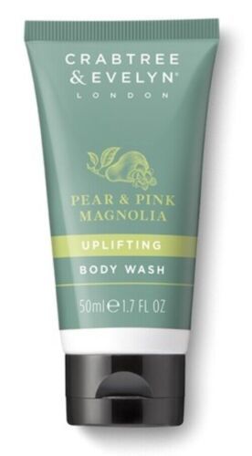 Crabtree &amp; Evelyn Pear &amp; Pink Magnolia Uplifting Body Wash Travel 1.7 oz... - $19.95