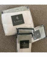 New Vtg RALPH LAUREN WENTWORTH CUFF EUCALYPTUS King Duvet &amp; 3 STD Pillow... - $222.75