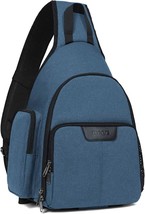 Mosiso Camera Bag Sling Backpack, Full Open Camera Case With Tripod, Teal Blue - £45.49 GBP