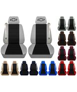Fits 1999 to 2006 Chevy Silverado truck Front set seat covers with design - €86,84 EUR