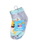 Baby Shark Toddler&#39;s No-Show Breathable Printed Socks, 6 Pack, Grey Size... - $22.07 CAD