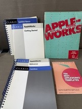 Apple II Claris AppleWorks v2.1 Manuals Lot – 6 Vintage Software Books (... - $689.13 MXN