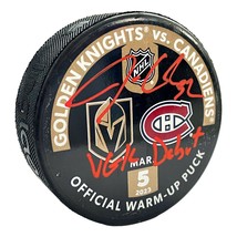 Jonathan Quick Signed Vegas Golden Knights Game Used Debut Puck 3/5/23 C... - £373.66 GBP