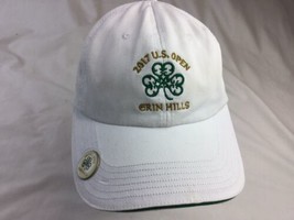 2017 Us Open Erin Hills Golf Usga Member White Golf Baseball Cap Hat Adjustable - £16.76 GBP