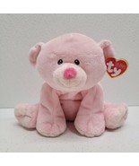 Ty Pluffies Baby Woods Pink Bear 8&quot; Soft Plush 2010 Stuffed Animal Toy W... - $54.35