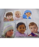  Lion Brand Yarn Greeting Cards w Envelopes 12 Blank Featuring 6 Knit Pa... - $7.91