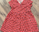 Diane Von Furstenburg x Target Pink Geometric Wrap Dress Size XS 4/5  Gi... - $19.24