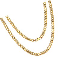 ChainsPro Mens Sturdy Cuban Chain Necklace, 4/5/6/9/12/13/15 - £38.23 GBP