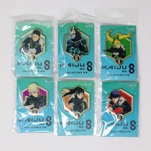 Kaiju No. 8 Enamel Pin Set x6 Official Anime Collectible Figure Badge - £47.17 GBP