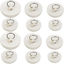 Nsbell 12Pcs Rubber Sink Stopper, Drain Stopper Bath Tub Stopper With, 6 Sizes - $17.59