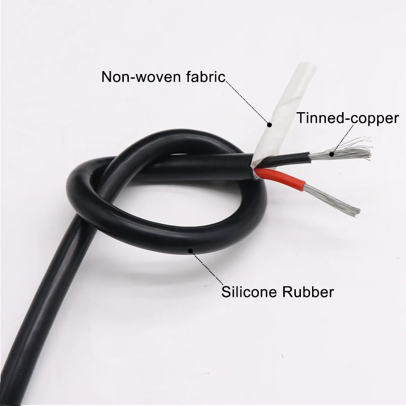 House Home 1M Sq 0.3 0.5 0.75 1 1.5 2 2.5 4 6mm Soft Silicone Rubber Cable 2 3 4 - £19.98 GBP