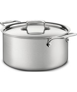 All-Clad D5 5-Ply Brushed Stainless Steel Stockpot 8 Quart Induction Ove... - €223,42 EUR