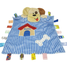 Taggies Peek A Boo Buddy Puppy Dog Security Blanket Stuffed Animal Plush Lovey - £29.45 GBP
