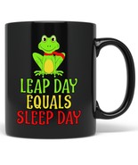 PixiDoodle February 29th Frog Leap Year Coffee Mug (11 oz, Black) - €22,66 EUR+