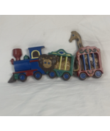 Vintage Burwood Circus Train Hanging Nursery Decor MCMXC1 3109-2 One Par... - $7.42