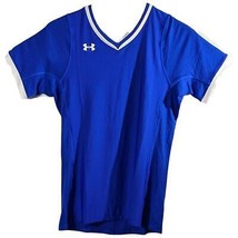 Under Armour Womens Royal Blue Semi-Fitted Athletic Shirt Size Medium M - £19.76 GBP