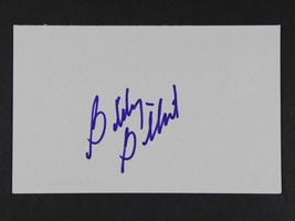Gibby Gilbert Signed Autographed 3x5 Index Card - £3.88 GBP