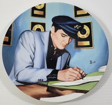 *R15) Elvis Presley - Looking at a Legend  1991 Delphi Decorative Plate Bradex - £11.86 GBP