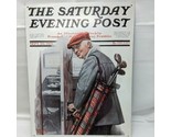 The Saturday Evening post Sept 20 1919 Hanging Wall Decor 11 1/2&quot;X 14 1/... - £17.06 GBP