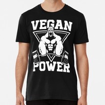 Vegan Power Workout Muscle Gorilla Bodybuilding S to 5XL Made in the USA T-Shirt - £17.74 GBP