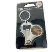 Baltimore Orioles MLB 3-IN-1 Keychain, Nail Clipper, Bottle Opener keychain - $4.94