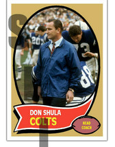 1970 STCC #265 Topps Don Shula Baltimore Colts Indianapolis Dolphins HOF Custom - £2.95 GBP