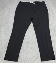 Coldwater Creek Black Leggings Size Large Stretchy  Tapered Pull Up Elastic Band - £15.62 GBP