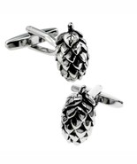 HOPS CUFFLINKS Beer Ale Brewing Brewery Pub Waiter Bartender Wedding w G... - €16,12 EUR