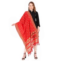 Women&#39;s Beutiful Cotton Banarasi Dupatta Chuni Shawl Scarf - £11.32 GBP