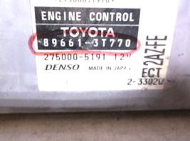 2003..03  TOYOTA CAMRY 4 CYL / AUTOMATIC / ENGINE COMPUTER/ECU.PCM image 3