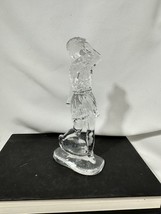 Waterford Crystal Woman Golfer Figurine 7&quot; Tall Female Golf Lady - $27.58