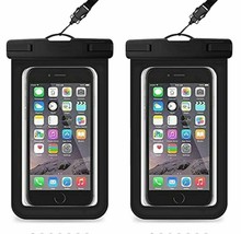 2 Pack Universal Waterproof Case,Waterproof Phone Pouch Compatible for iPhone - £11.69 GBP