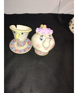 Vintage Disney beauty and the beast Mrs Potts Teapot cup chip set - £21.35 GBP
