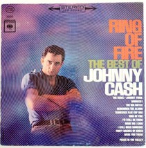 Johnny Cash Ring Of Fire Best Of Country Folk Vinyl Record 1963 33 12&quot; VRJ1 - $39.99