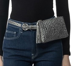 Inc Convertible Quilted Leopard-Print Belt Bag, Size Medium - $25.74