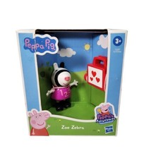 Zoe Zebra Peppa’s Peppa Pig Adventures Figure with Lunchbox Apple Playset - $10.39