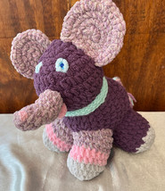 Hand Made Crochet Elephant Stuffed Animal - £3.93 GBP