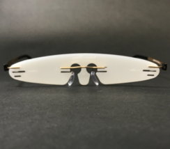Silhouette Eyeglasses Frames 5452 20 6051 Titan Accent Matte Gold 55-21-145 - £164.25 GBP