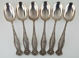 Towle Empire 1894 Argent Sterling Cuillère à Café Lot De 6, 5.75 &quot; W / Mono - £137.28 GBP