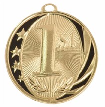 1st Place Gold Medal Award Trophy With Free Lanyard MS713G - $3.99