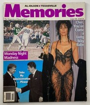 VTG Memories Magazine October 1990 Cher, Ronald Reagan, Jimmy Carter No Label - £11.09 GBP