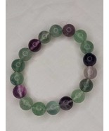 Flourite Bracelet for healing your Soul. Fluorite Meaning, Healing Prope... - $11.99