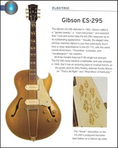 1952 Gibson ES-295 Golden Beauty + 1955 ES-140 vintage guitar history article - £3.31 GBP