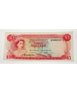 1968 Bahamas $3 Note Extra Fine Condition Pick #28a - $103.94