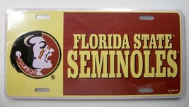 Florida State Seminoles Block Style License Plate - £9.46 GBP