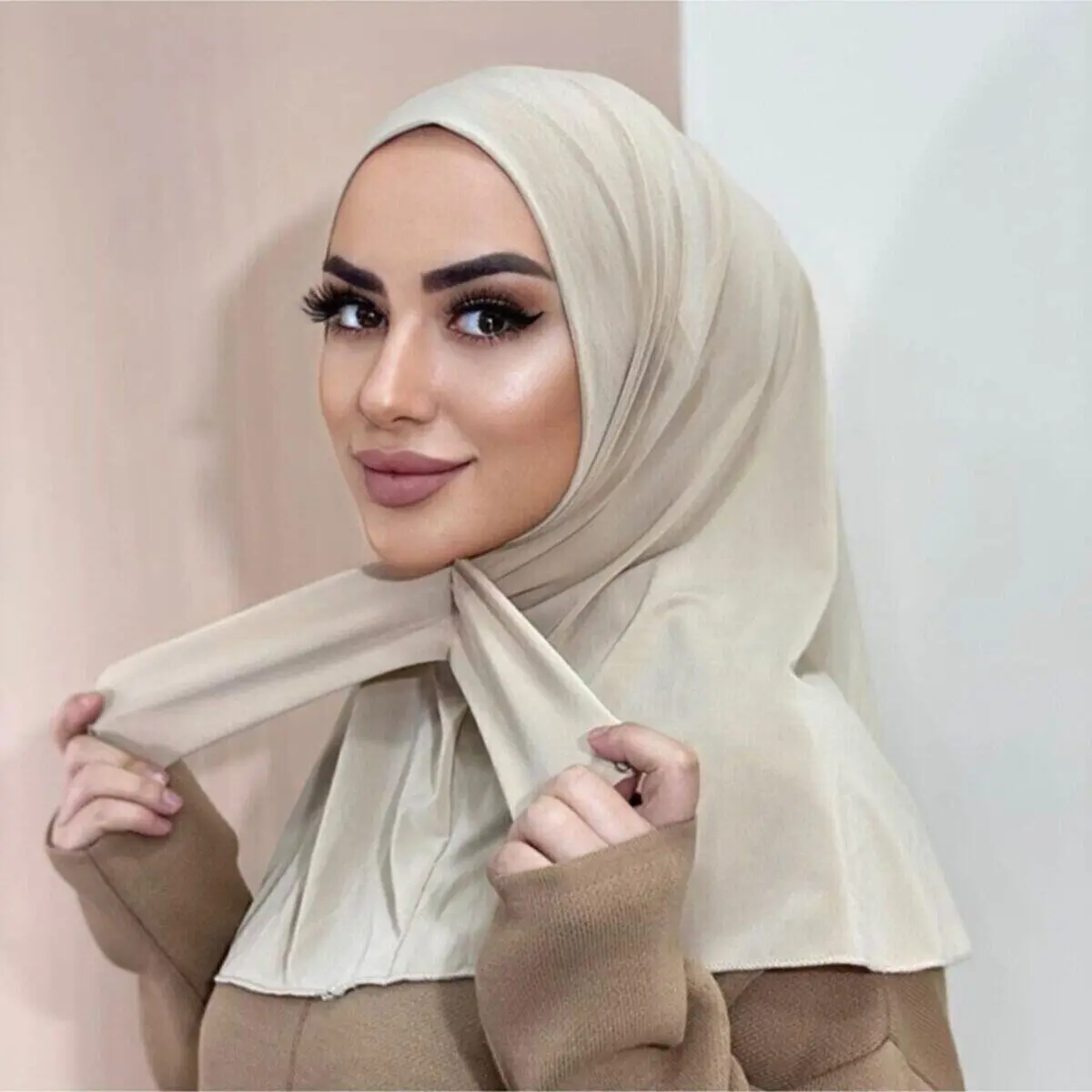 Sporting New Instant  Hijab UndeAp Hijabs for Woman Muslim Women Hijab Cap Full  - £23.90 GBP