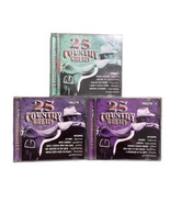 25 COUNTRY GREATS 3 CD Set VOLUME 2-4 Classic Country Fast FREE Shipping - £7.06 GBP